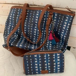 Sax purse and wallet